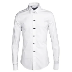 Мужская Повседневная рубашка в клетку, с длинным рукавом, на пуговицах