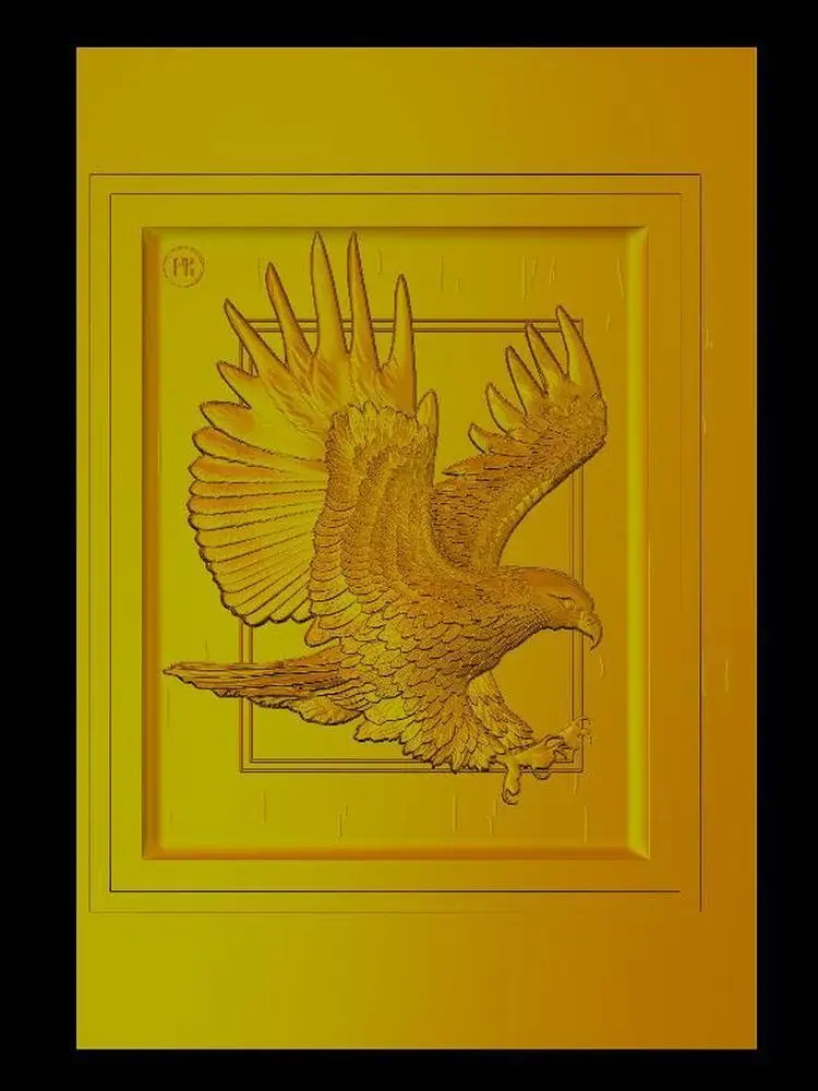 

Рельефная 3d-модель для ЧПУ в формате STL для файлов panno_eagle