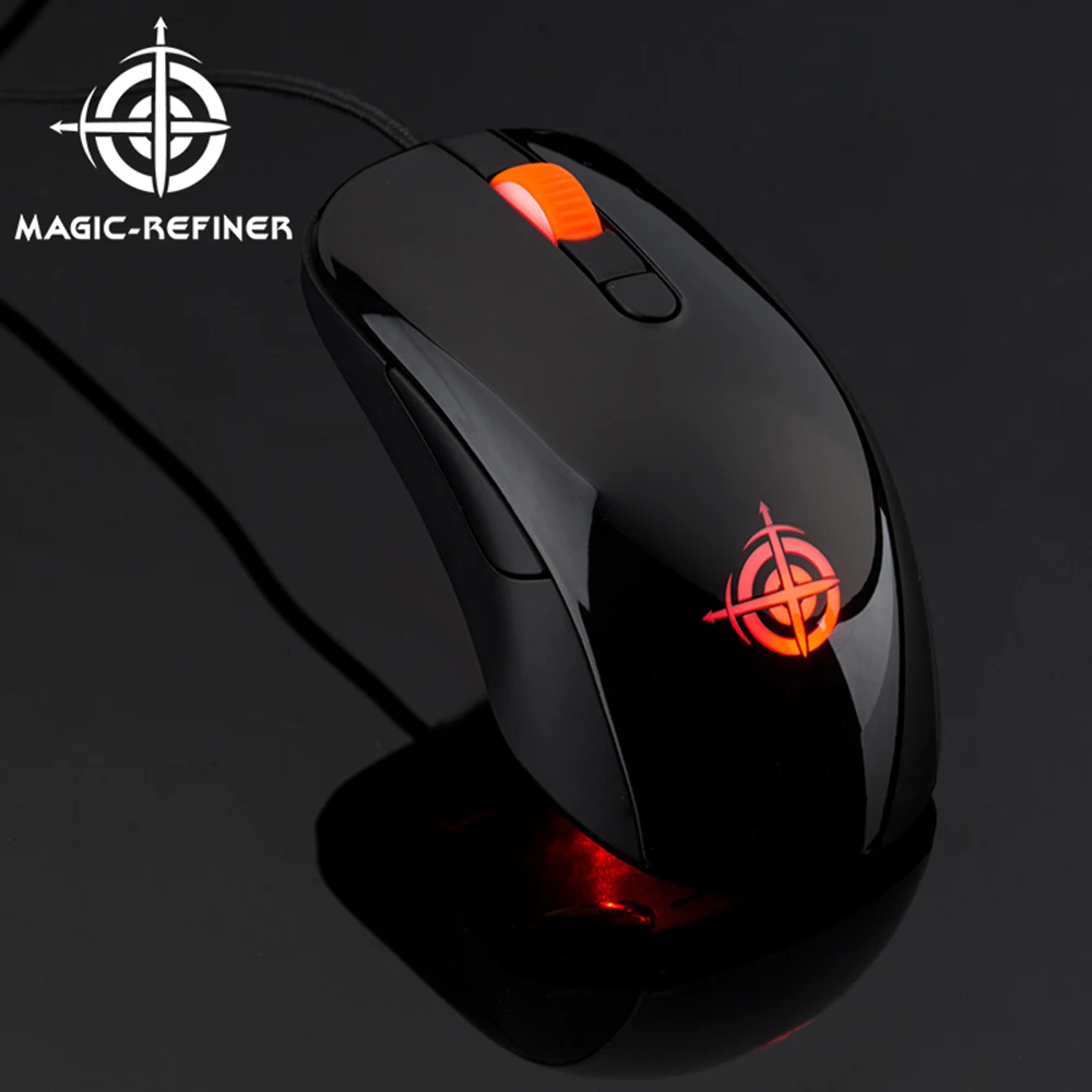 MAGIC-REFINER MG1 профессиональная геймерская игровая мышь 2000 dpi Регулируемая Проводная оптическая компьютерная мышь USB кабель мышь для ноутбука ПК