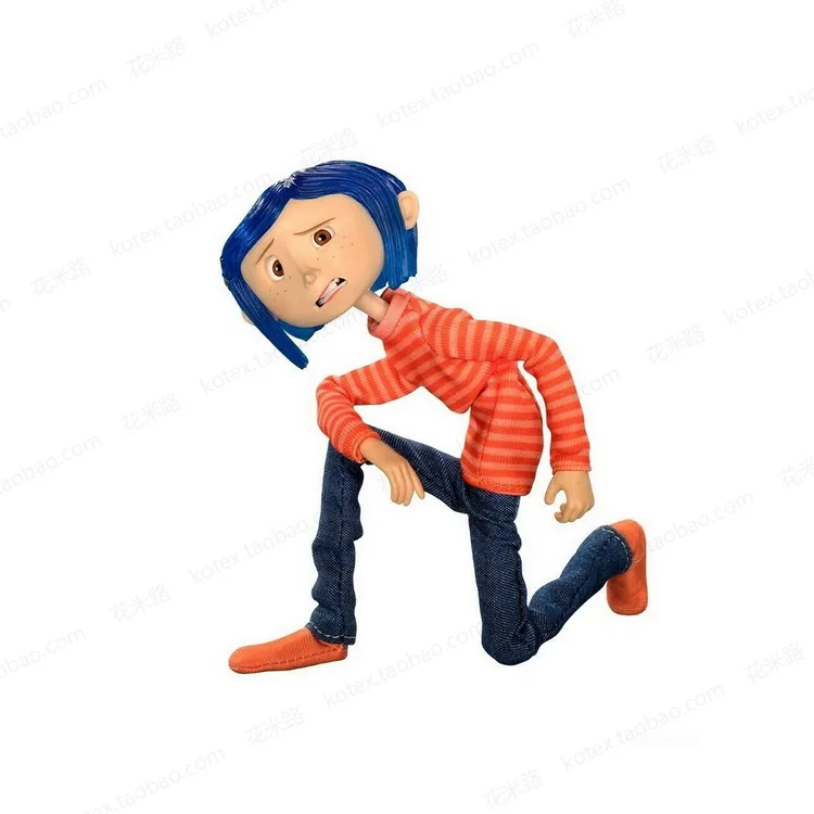 Детские игрушки NECA экшн Фигурка коралин и секретная дверь плащи 7 дюймов свитер