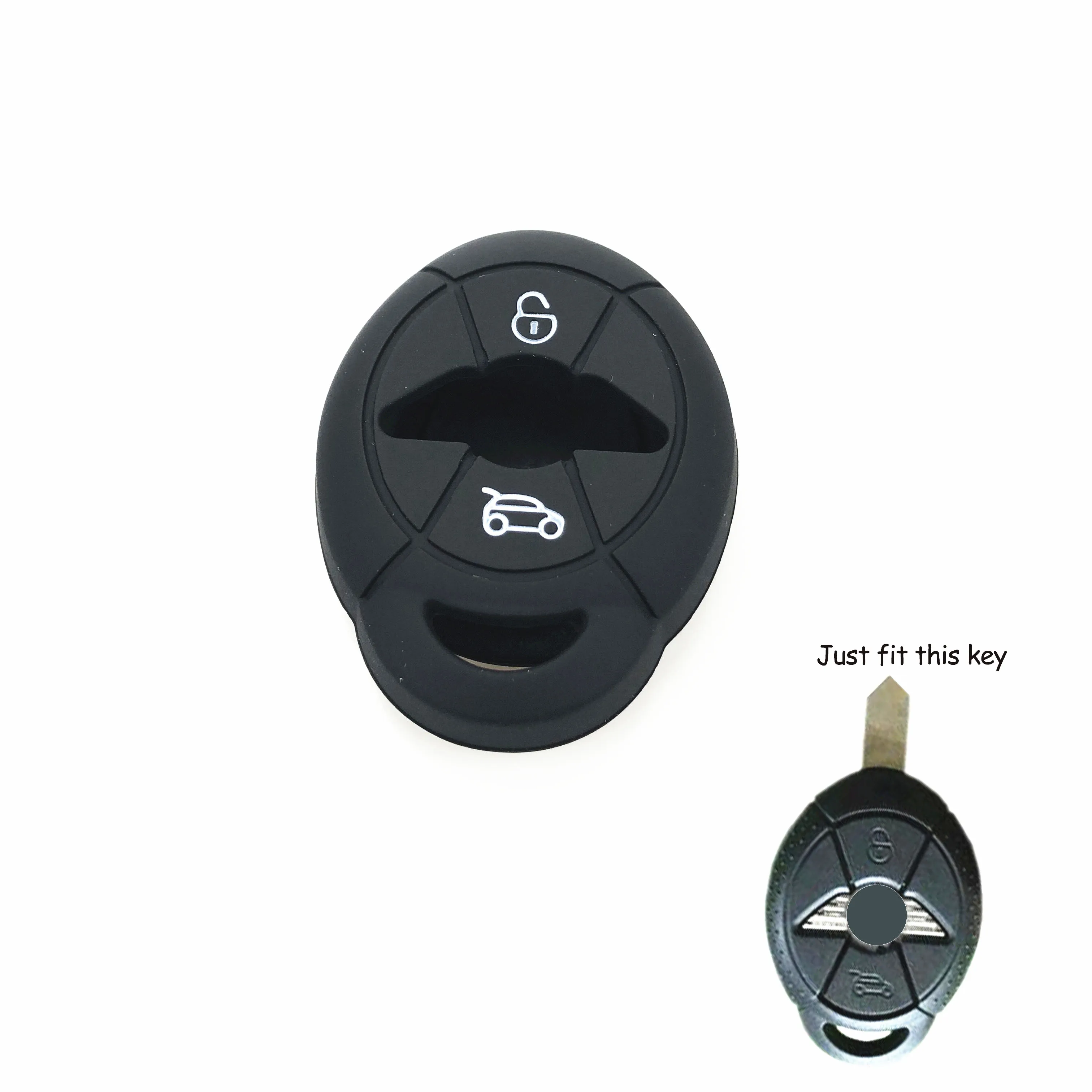 Подходит для Bmw Mini Cooper One S R50 R52 R53 бесключевой резиновый чехол на брелок защитный