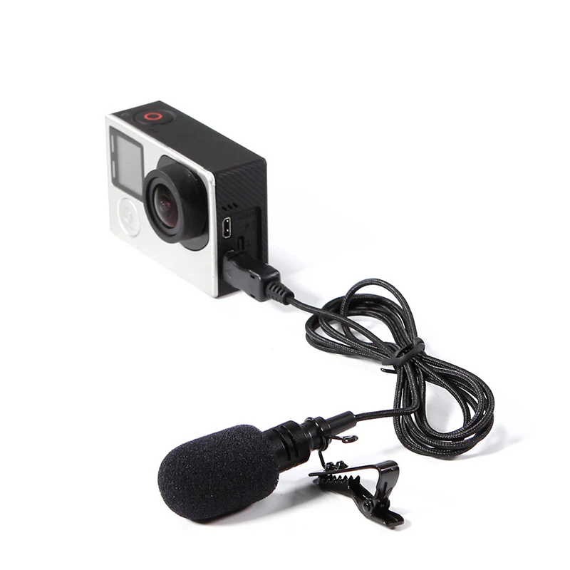 Внешний стереомикрофон с USB высокоточный микрофон для GoPro Hero 4 3 Экшн-камера SGA998 |