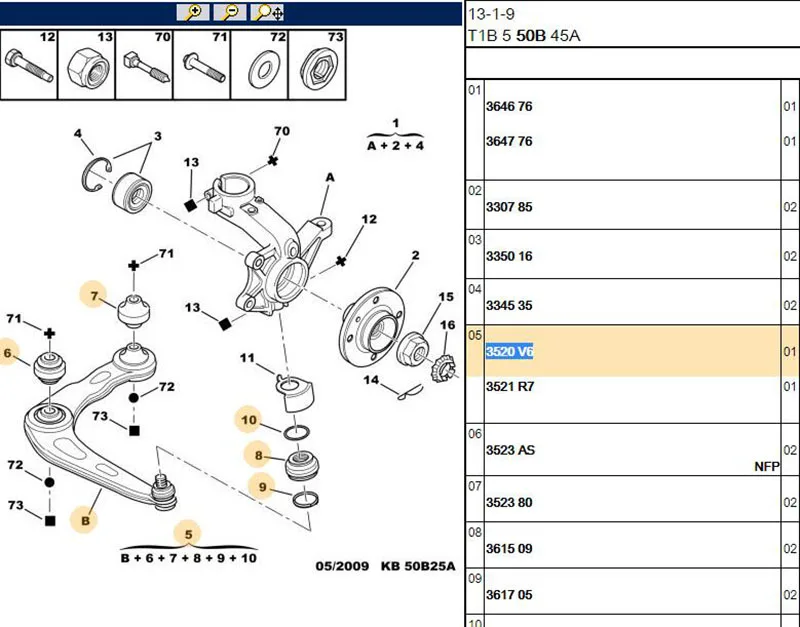 Бренд Baificar, Новая передняя подвеска, нижний рычаг управления для Puegoet 206 207 Citroen C2