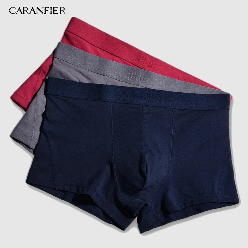 CARANFIER Мужское нижнее белье 6 шт. эластичные хлопок длинные высокое качество