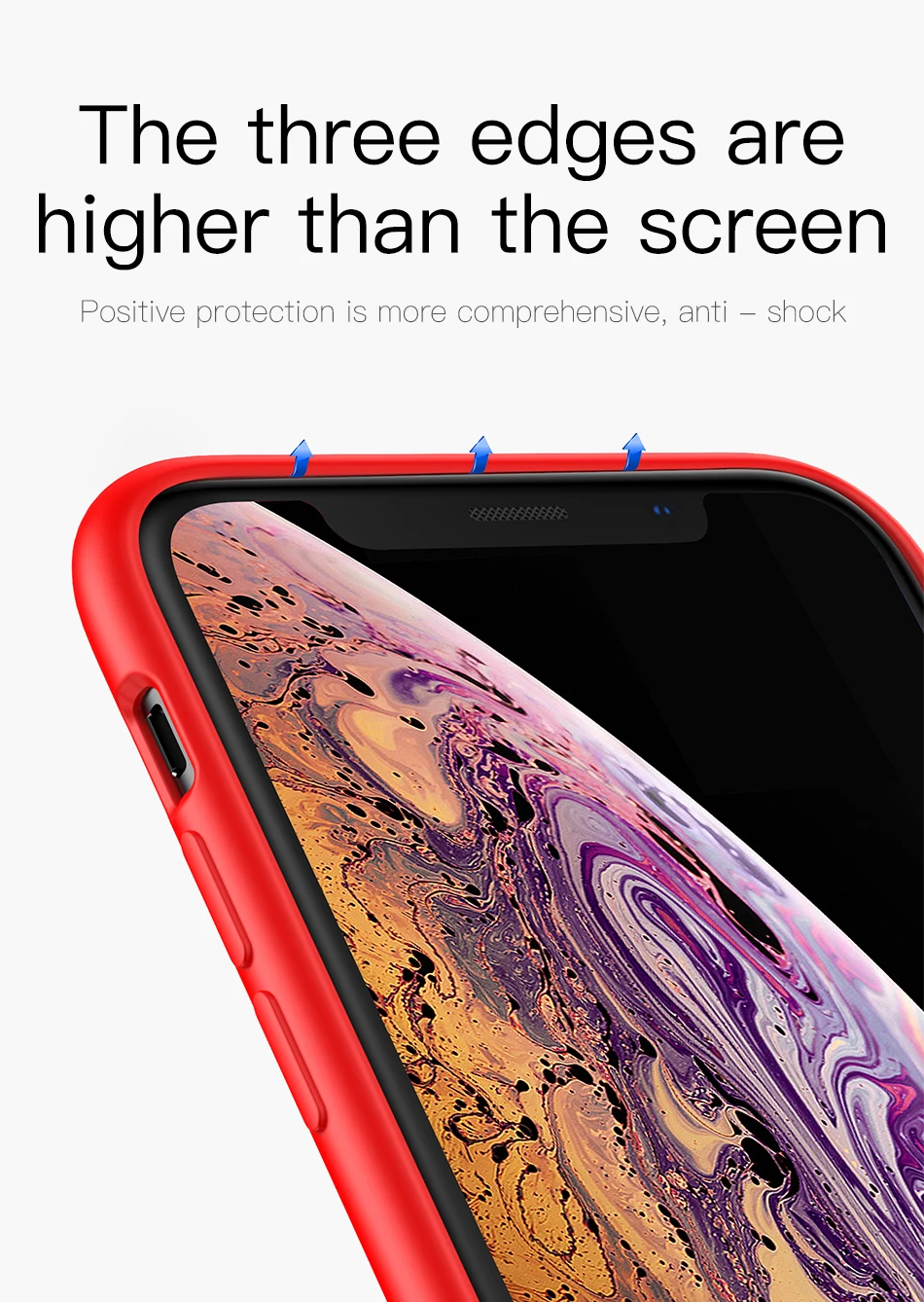 Baseus чехол для телефона для iPhone XS Max XR Capinhas роскошный жидкий силиконовый чехол для iPhone XSMax XR Funda Bumper Coque