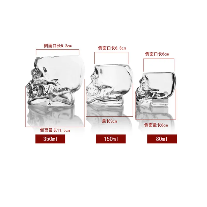 1 шт. черепа водки виски удара кубок насколько посуда главная Bar|glass guardrail|bar glass