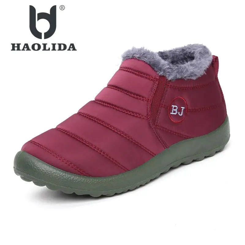 

Hot Sale 2018 Winter Fashion Casual Keep Warm Female Cotton Boots High Quality Non-slip Soft And Comfortable Female Cotton Boots