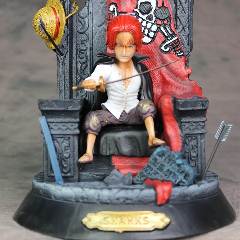 С рисунком из аниме 1/8th весы Одна деталь поп-один четыре императора сидя Ver. Shanks