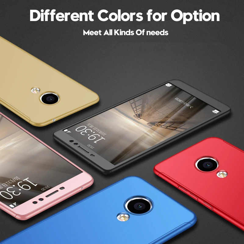 Чехол для телефона MaxGear с полной защитой 360 градусов чехол Meizu Pro 7 M6 MS6 M2E M3E M3 M5 Note