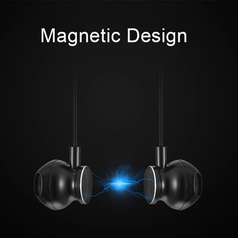 Bluetooth наушники беспроводные магнитные поддержка tf карты с микрофоном стерео для