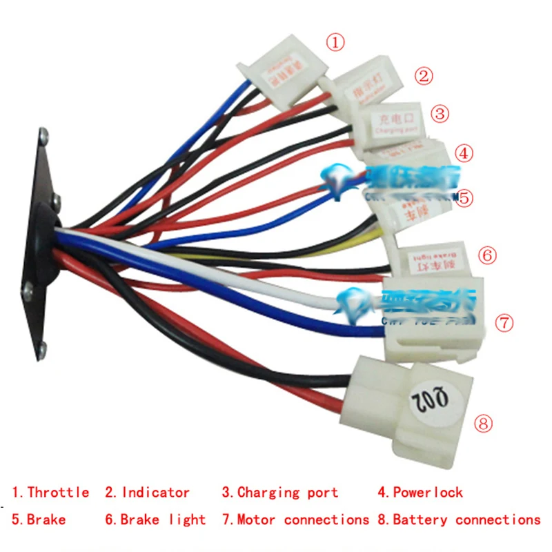 NICECNC 24 V 36 350 W 500 коробка контроллера щетки двигателя для электрический велосипед