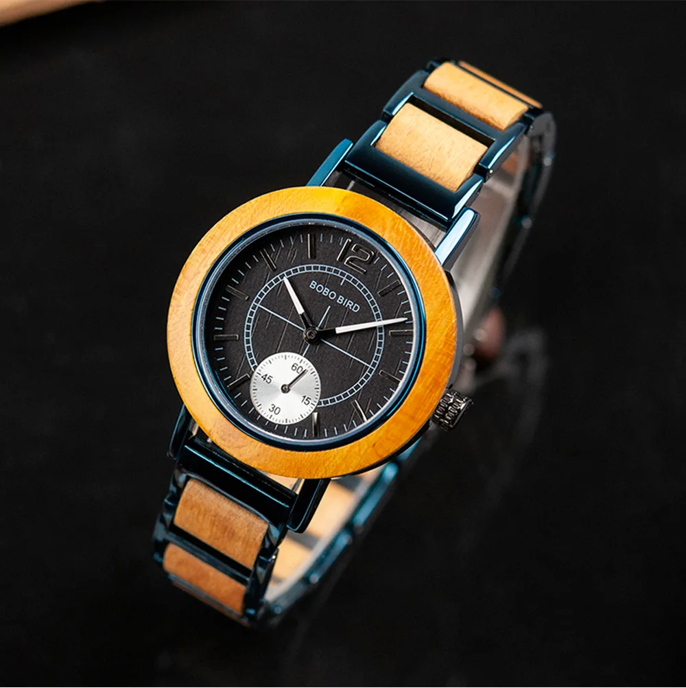 Bobo Bird модная квадратная деревянная коробка для часов мужские японские Seiko Move Мужские t Уникальные Роскошные брендовые водонепроницаемые кварцевые наручные часы Подарки для мужчин