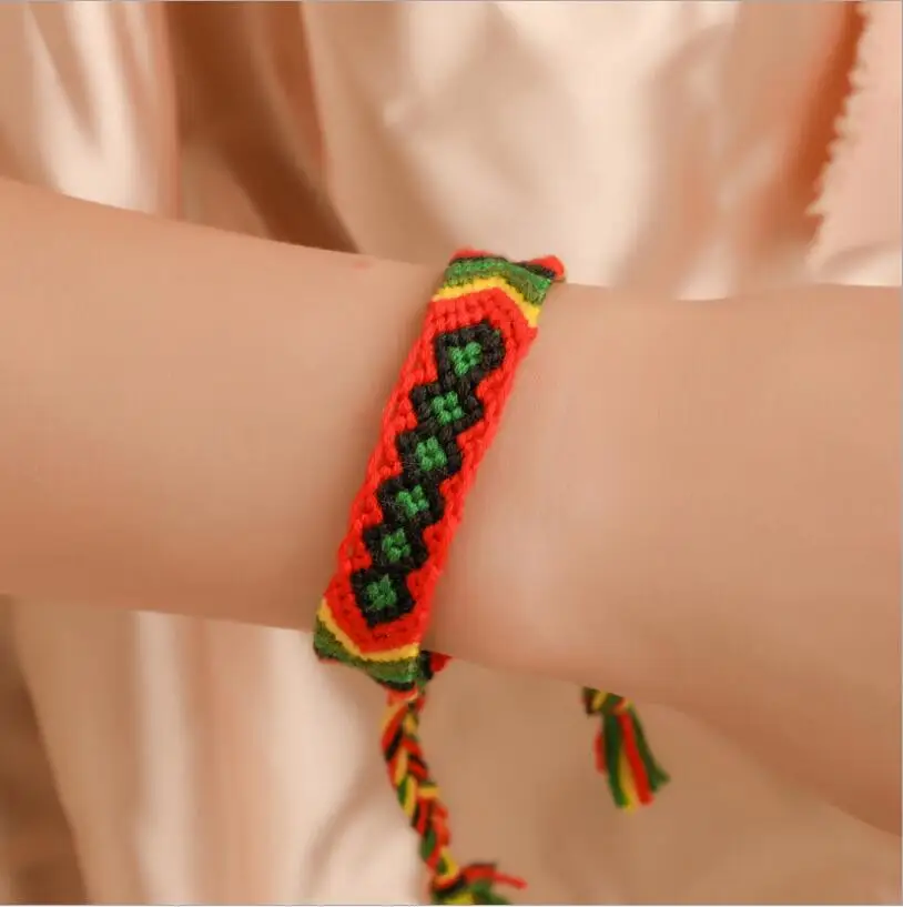 Летние богемные браслеты на щиколотке цветные пляжные очаровательные плетеные