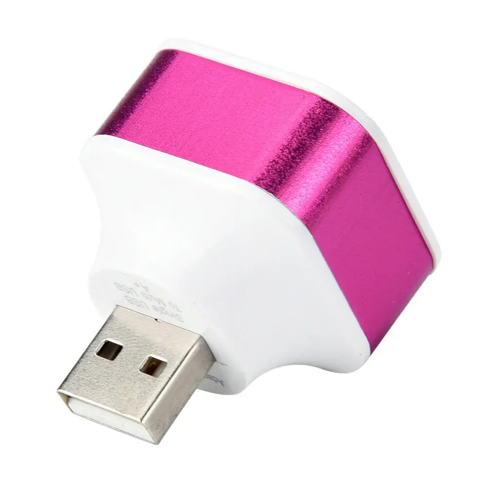 Зарядное устройство с 3 портами USB 2 0 быстрая зарядка поворотный концентратор