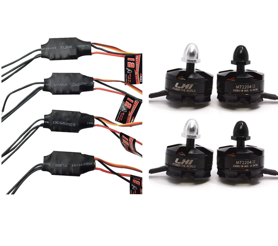 FPV рама гоночный+ CC3D Контроллер полета+ MT2204 2300KV двигатель Simonk fpv12A ESC+ 5030 пропеллер AT9 QAV 250 RTF Квадрокоптер