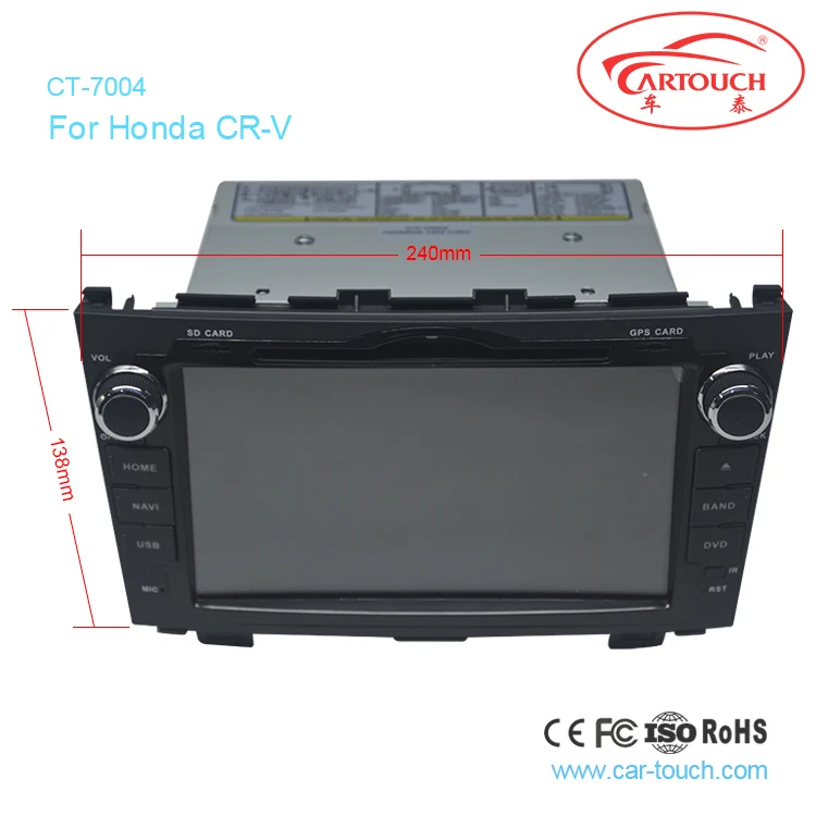 Cartouch Автомобильный мультимедийный плеер 2 Din автомобильный DVD авто радио для Honda/cr/