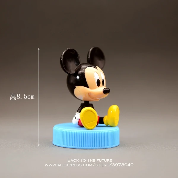 Disney Микки Мышь 8 5 см сидя фигурку положения аниме украшения коллекции фигурка