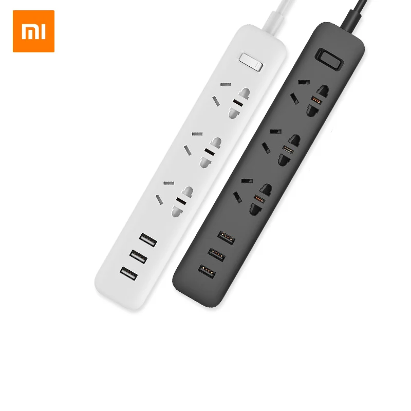 Удлинитель Xiaomi Power Strip с 3 USB портами на 2 а|Вилки розеткой| |