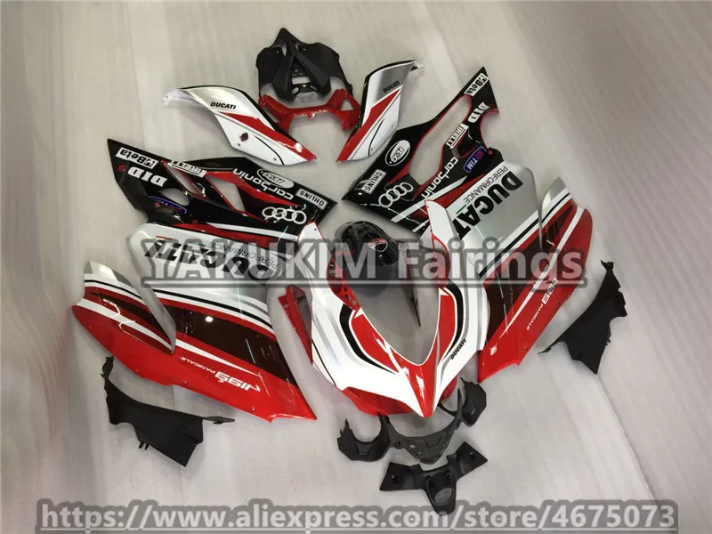 Обтекатели мотоциклов Для Ducati 1199 899 Panigale 2012 2013 2014 ABS литой под давлением полный