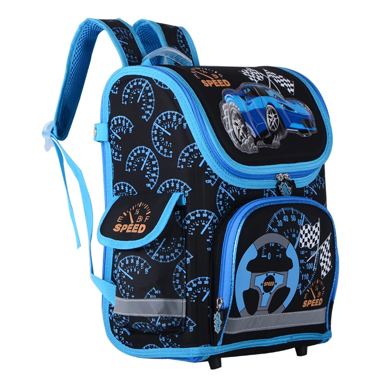 Детский ортопедический школьный ранец для мальчиков складной рюкзак из ЭВА