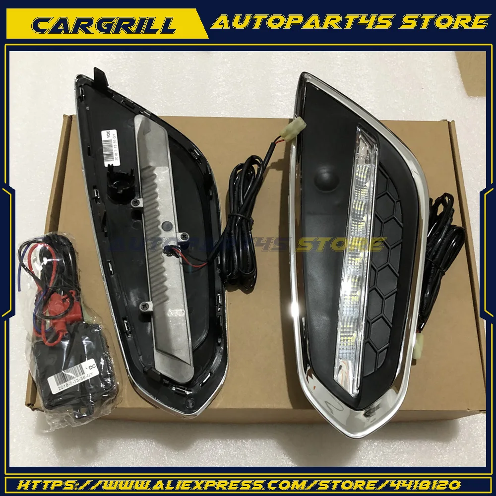 

For Volvo S60 2011-2013 A Pair White LED DRL Daytime Running Light Driving lamp