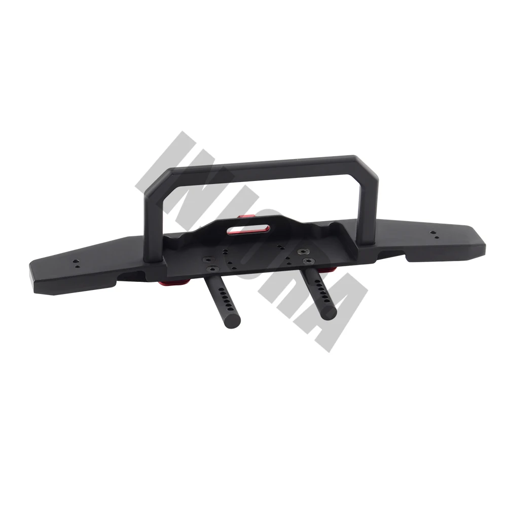 INJORA 1:10 RC Rock Crawler Metal Front/ Rear Bumper with Led Light for Traxxas TRX-4 Axial SCX10& SCX10 II HPI Venture