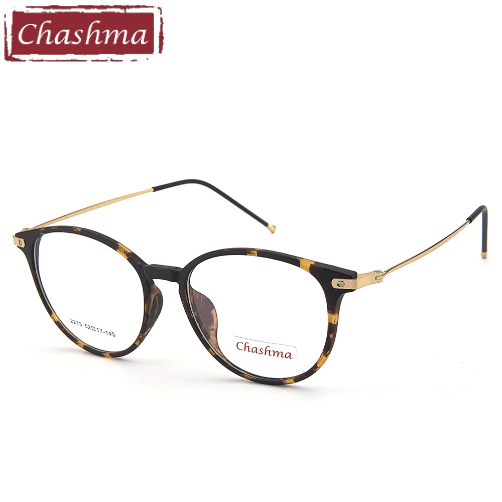 Бренд Chashma большие круглые женские модные мужские очки в оправе прозрачные