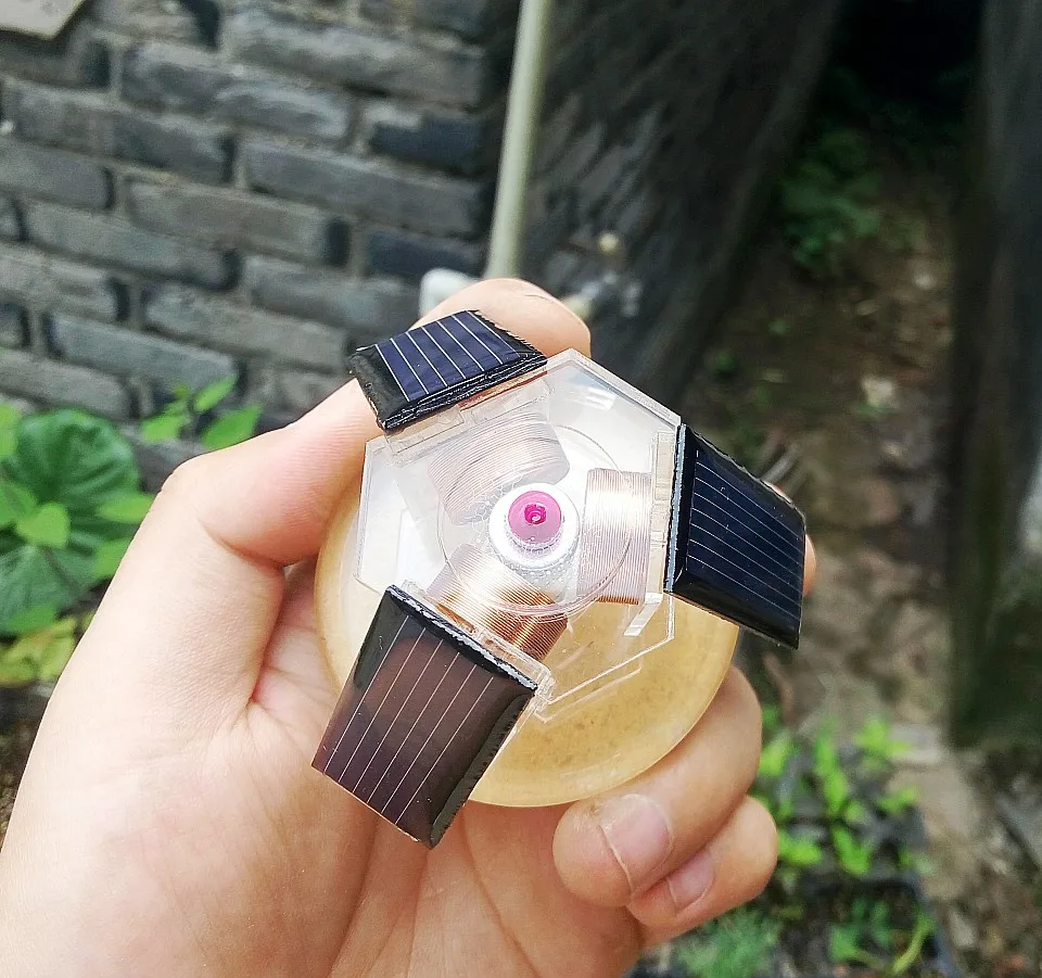 Двигатель мендочино игрушка на солнечной батарее вращающаяся уменьшающая