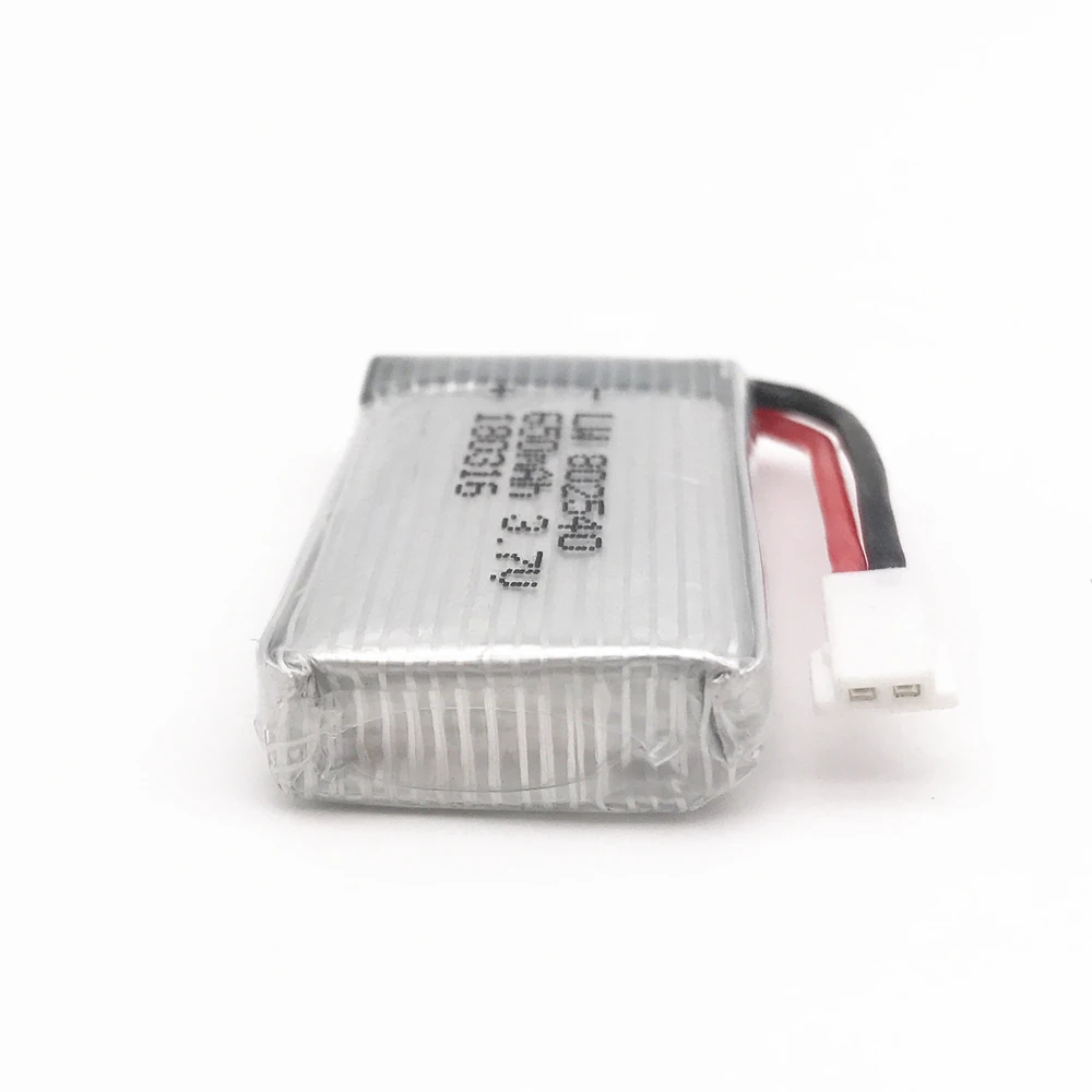 3.7V 650mAH For Syma X5C X5SW X5 Remote quadrocopter Lipo battery MX2.0-2P plug 852540 4pcs/lot | Игрушки и хобби