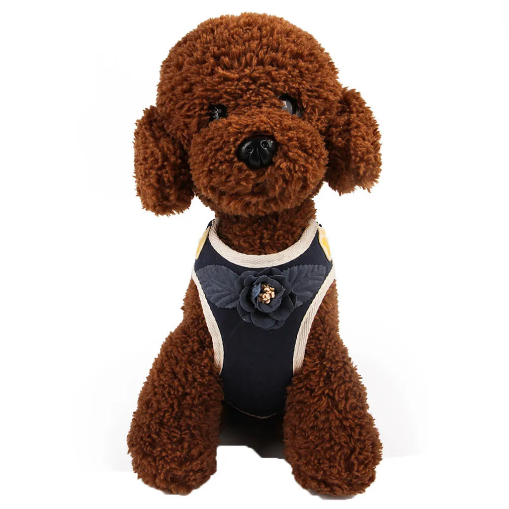 Transer ошейник нейлон питомец собаки нагрудный ремень в стиле ретро мелкую полоску