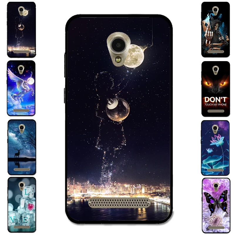 Для Prestigio Wize Y3 PSP3406DUO Lamp Star Girl Night Art индивидуальный чехол для YA3 PSP3416 Чехлы мобильных
