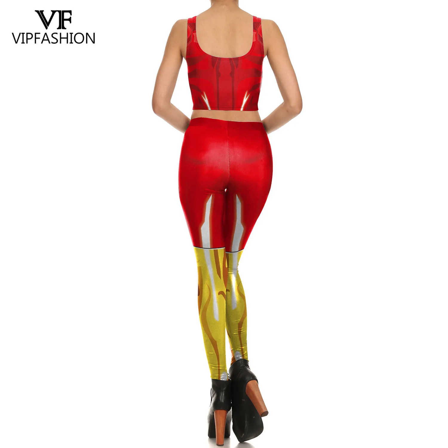 VIP модная новинка Marvel супергерой X-men Rogue косплей 3D Феникс Печатный X-men Battlesuit для женщин Леггинсы Тренажерный Зал Фитнес Леггинсы