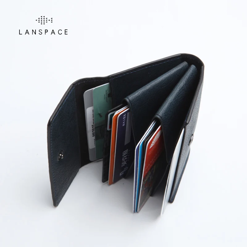 LANSPACE кожаный кошелек для монет мужской мини-кошелек унисекс Кошельки Держатели |