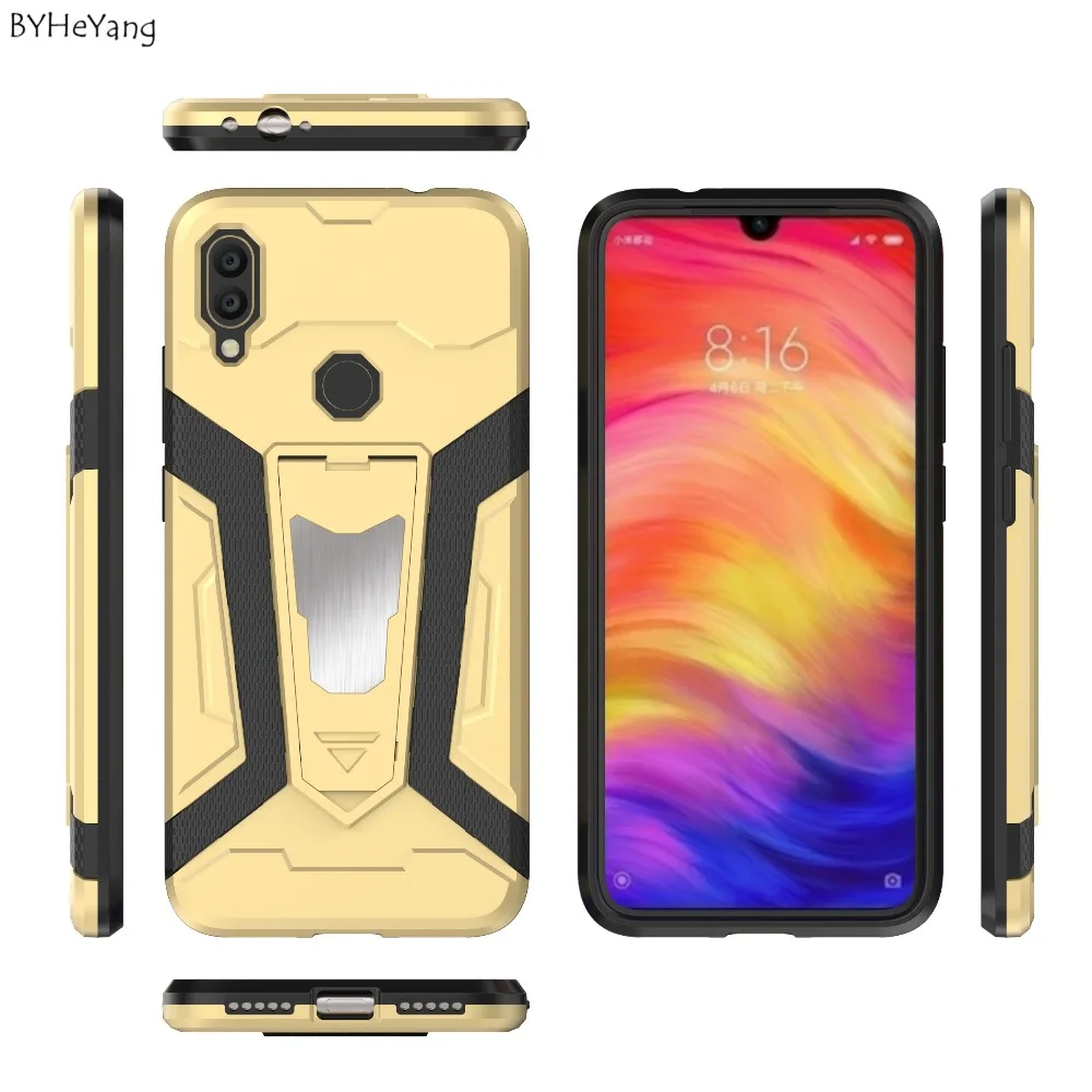 Чехол для Redmi Note 7 чехол кольцо держатель броня бампер Xiaomi note pro Note7 телефона
