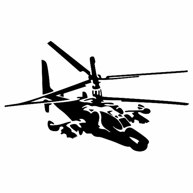 CS 412#12*20см Наклейка Вертолет Ка 50 водонепроницаемые наклейки на авто машину