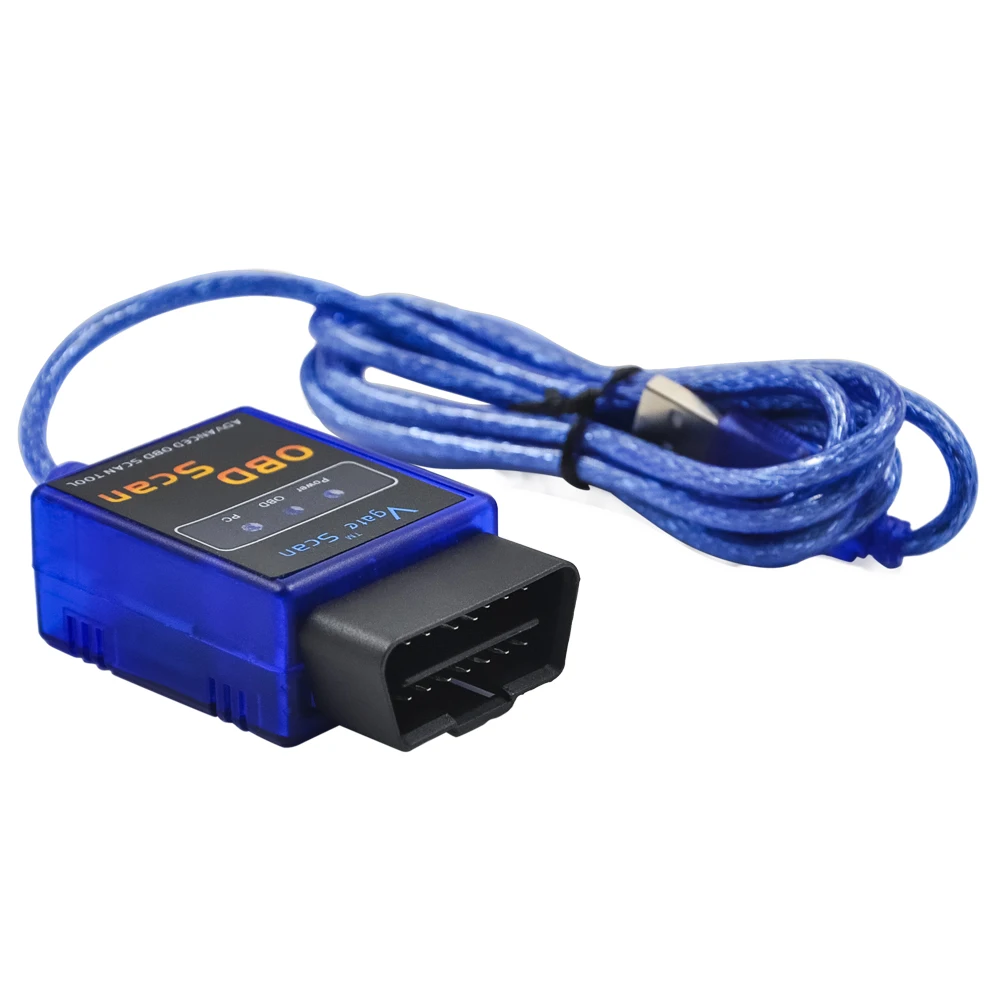 Vgate USB ELM327 OBD2/OBDII ELM 327 V2.1 авто код читателя OBD SCAN автомобиль инструменту диагностики
