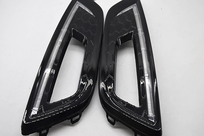 

free shipping,DRL daytime running lights with fog lamp hole for Ford Focus 4 2015,Turn off and dimming style