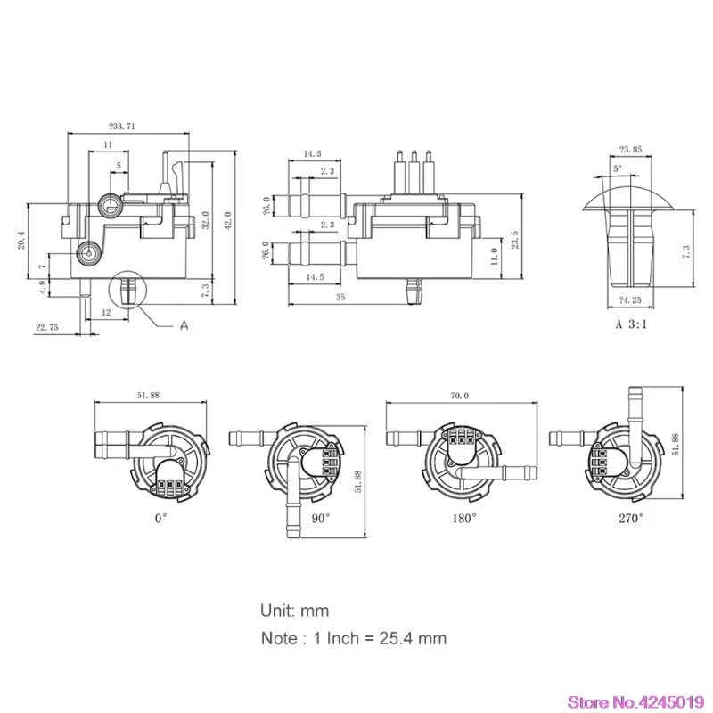 Новые 5 шт/упаковка-18 V 6 мм штуцер для шланга конец поток воды Сенсор для Кофе машина горячей воды очиститель