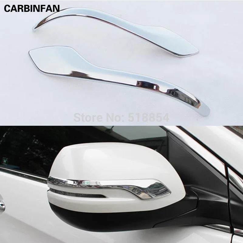 Подходит для 2012 2013 2014 CRV CR-V CHROME боковой молдинговый чехол зеркала заднего вида