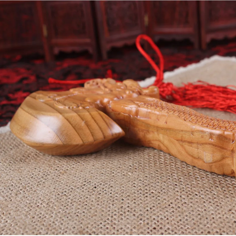 Четыре размера Дракон шаблон деревянный топор китайский стиль деревянная