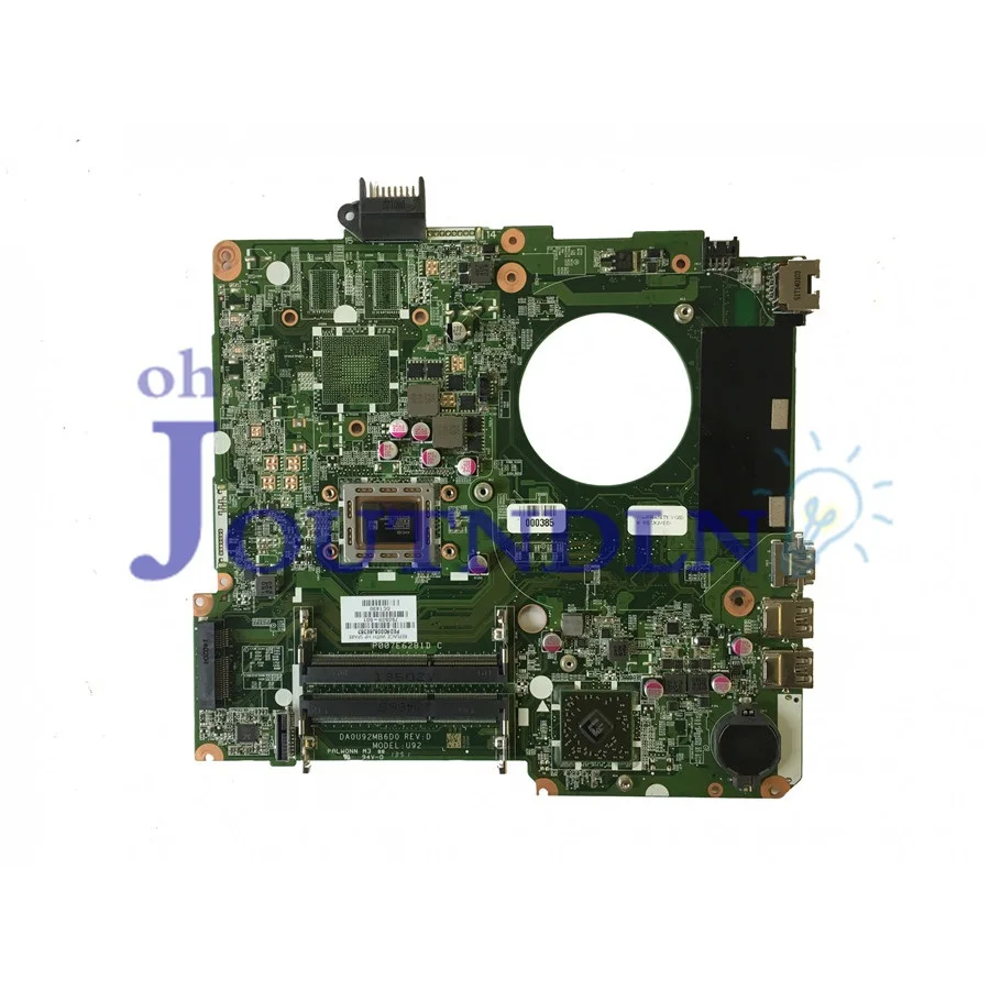 JOUTNDLN FOR HP PAVILION 15-N Laptop Motherboard 758589-501 758589-001 DA0U92MB6D0 U92 w/ for A10-4655M CPU Integrated Graphics |