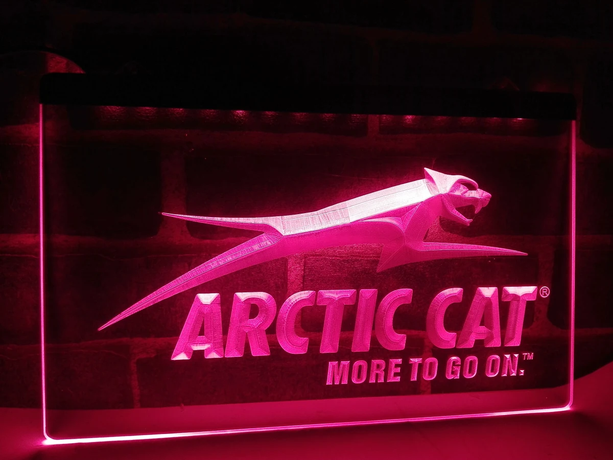 LG129-снегоходы с логотипом Arctic Cat светодиодсветодиодный неоновая светосветильник