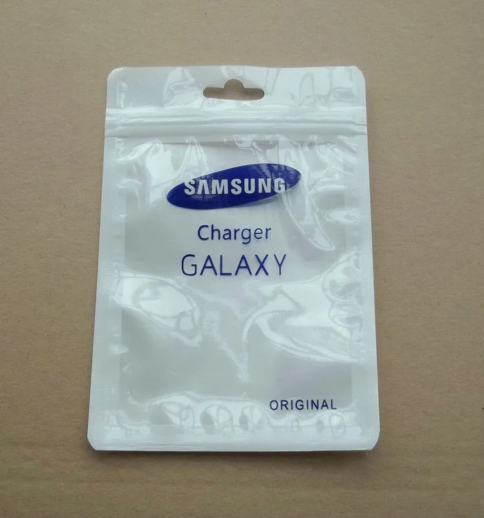 Прозрачный белый пластиковый пакет для samsung galaxy на молнии 10 5 х15 см полиэтиленовый