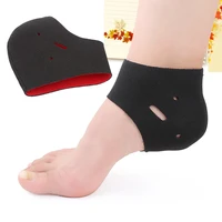 1pair foot pedicure tool protector heel cushion manicure plantar fasciitis heel pain relief sport sock pedicure insoles pad sock