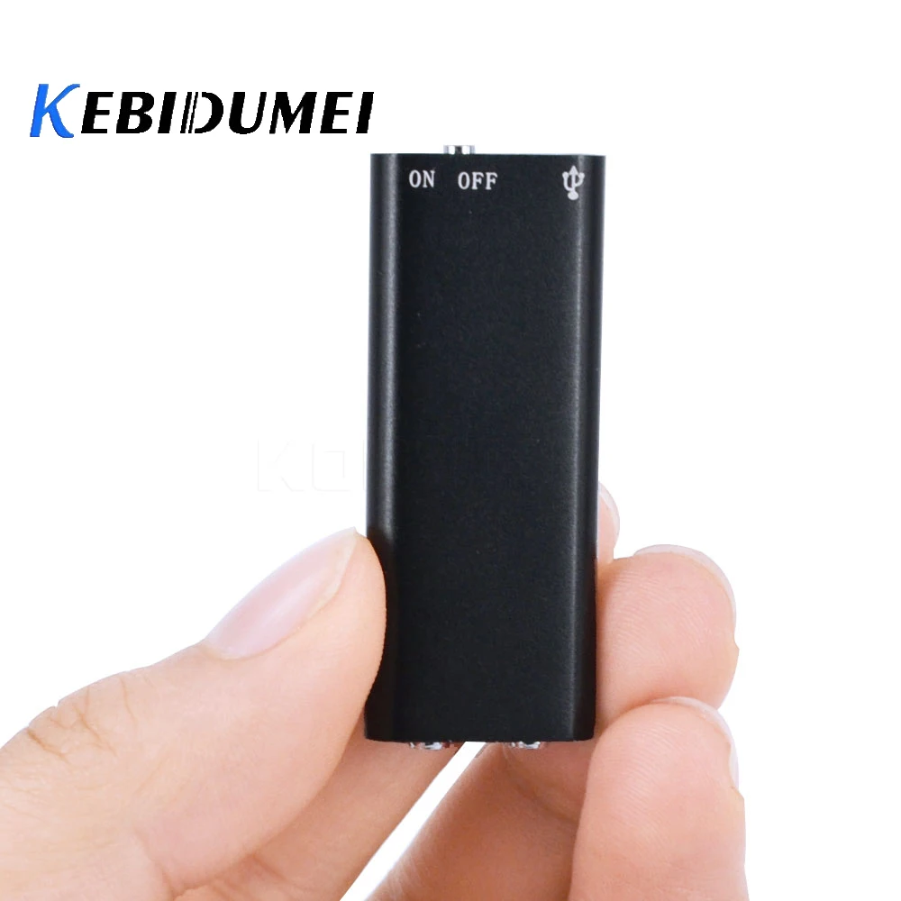 Цифровой мини диктофон KEBIDUMEI 8G стерео MP3 музыкальный плеер память USB флеш