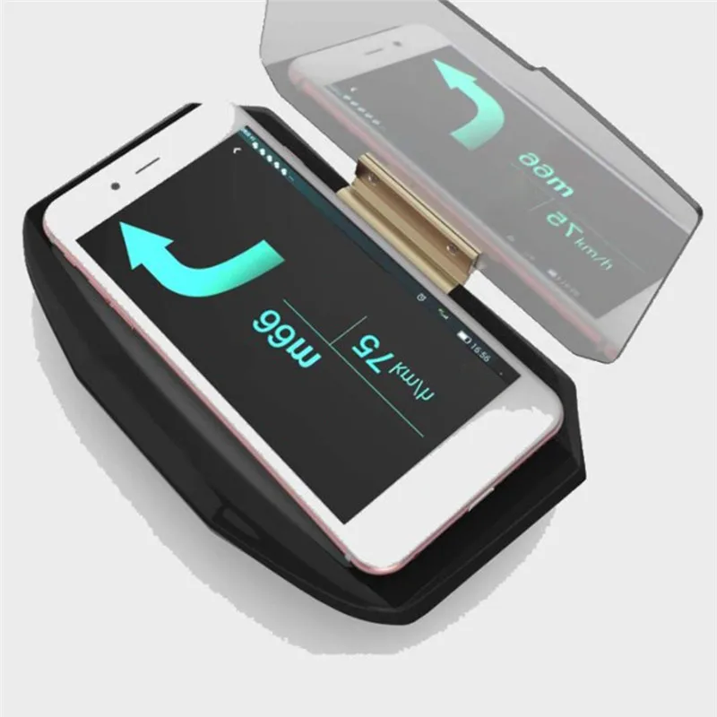 Универсальный мобильный телефон Автомобильный держатель ветрового проектор HUD