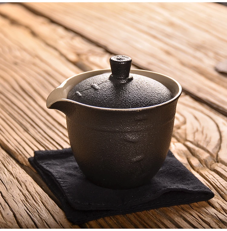 TANGPIN черный керамический чайник gaiwan чайные чашки портативный путешествия Офис чайный набор