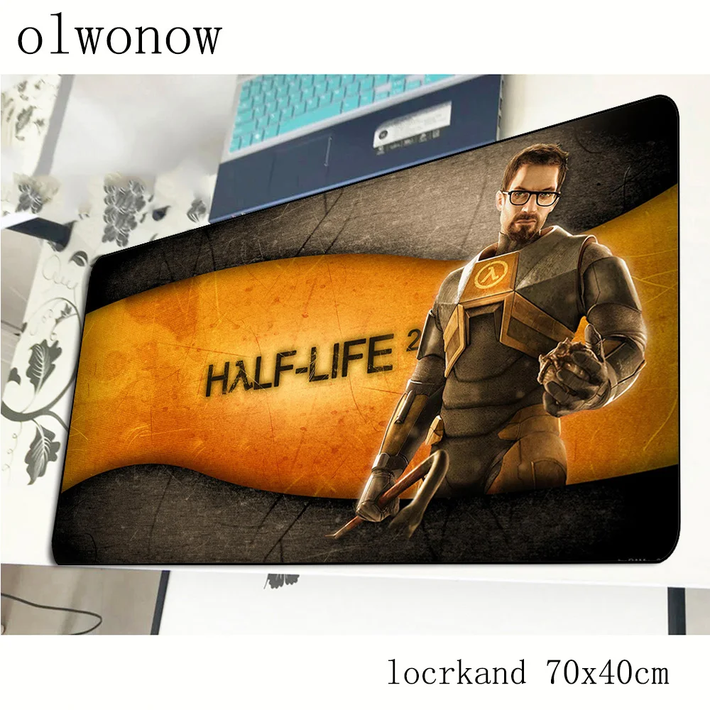 Коврик для мыши half life 70x40 см большие коврики лучший игровой коврик игровые