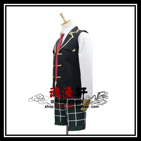 Костюм для косплея Pandora Hearts Oz кофта + брюки жилет пальто 11