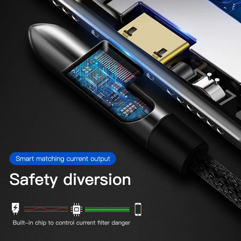 ! ACCEZZ USB кабель для samsung S7 S6 Note 4 Edge Android 2.4A микро Быстрый синхронизации данных и